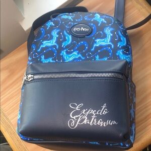 Harry Potter Expecto Patronum Backpack - Blue and Black
